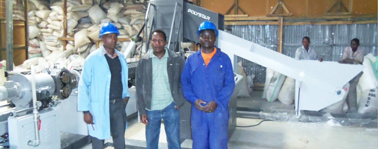Plastic recycling machine commissioned in Kenya-1